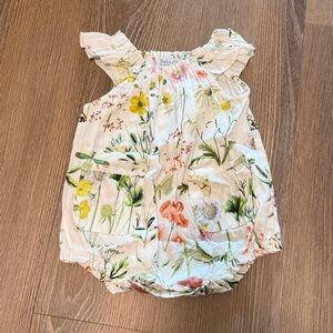 Baby CZ FLORAL PRINT BABY GIRL DRESS size 6-12 months
